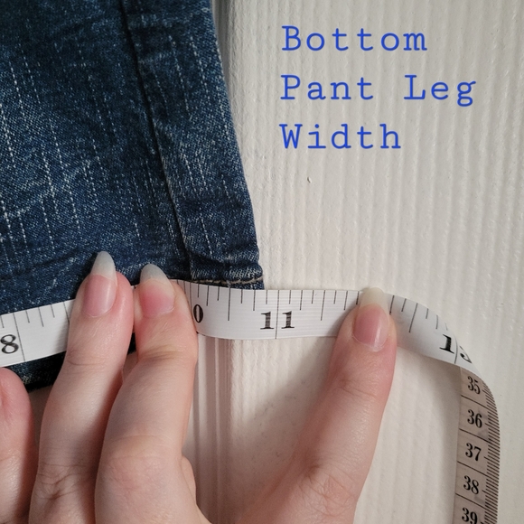 Vintage Wrinkle Effect Boot Cut Jeans - Picture 11 of 12